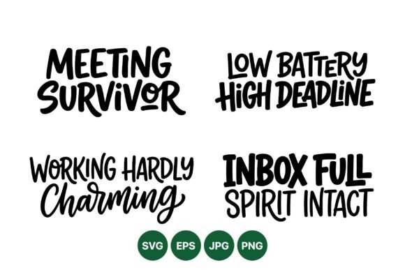 Funny Office Quote SVG Set: A Designer's Review