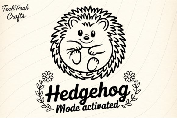Review: Hedgehog Mode Activated SVG for Embroidery