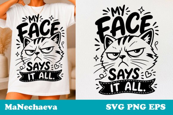 Review: Sarcastic Cat Quote SVG Face Mood for Embroidery