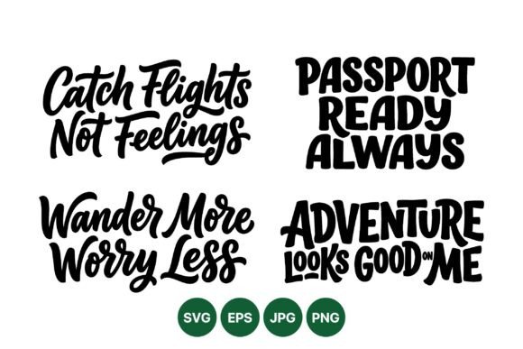 Review: Travel Quote SVG Typography for Embroidery