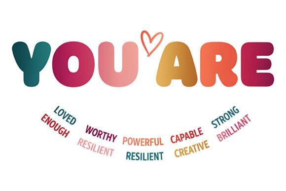 Review: You Are Affirmation Quote SVG for Embroidery