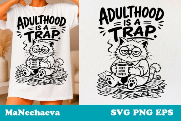 Sarcastic Cat Quote SVG Zero Motivation: A Designer's Review