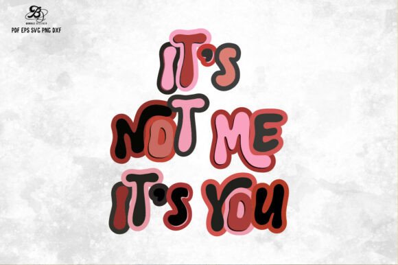 Valentine Love Break Up Quote SVG Design